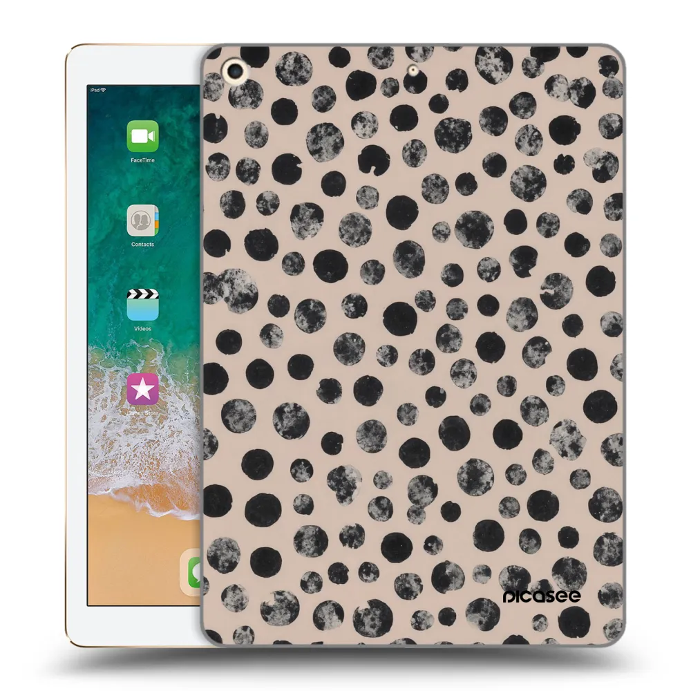 Picasee διαφανής θήκη σιλικόνης Apple iPad 9.7" 2017 (5. gen) - Dots
