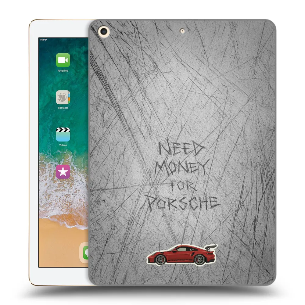 Picasee διαφανής θήκη σιλικόνης Apple iPad 9.7" 2017 (5. gen) - Garage Scratch