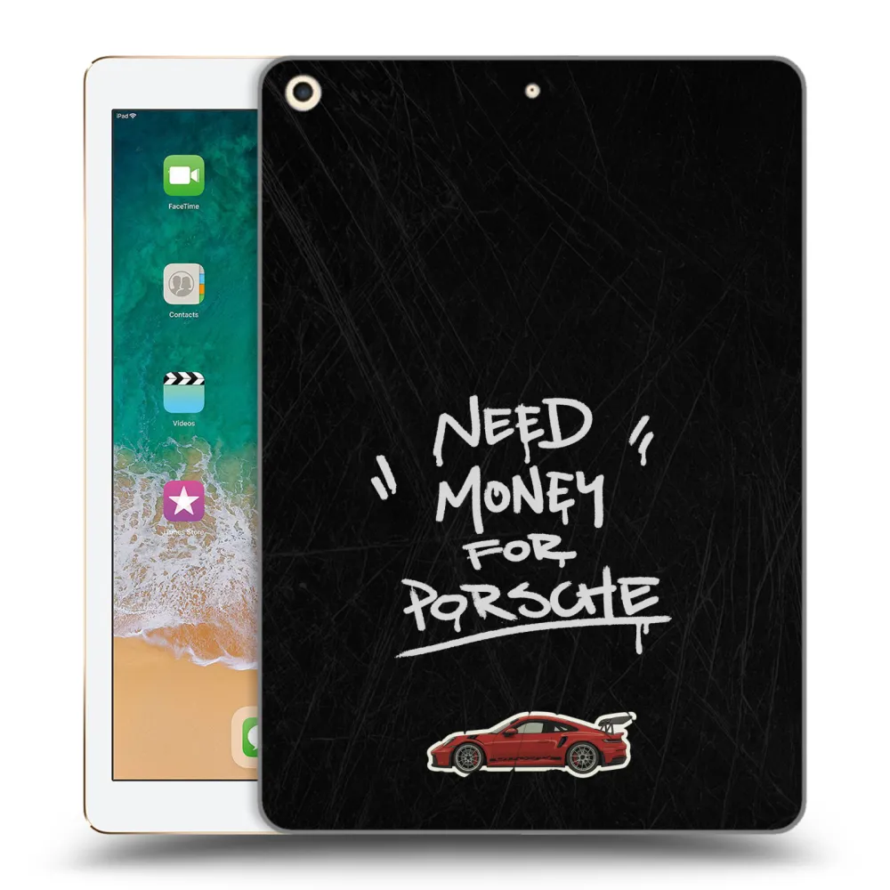 Picasee διαφανής θήκη σιλικόνης Apple iPad 9.7" 2017 (5. gen) - Dark Racer