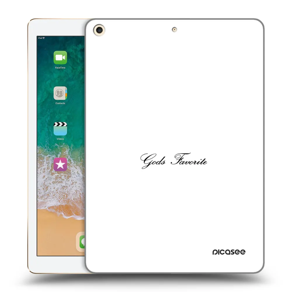 Picasee διαφανής θήκη σιλικόνης Apple iPad 9.7" 2017 (5. gen) - Gods Favorite