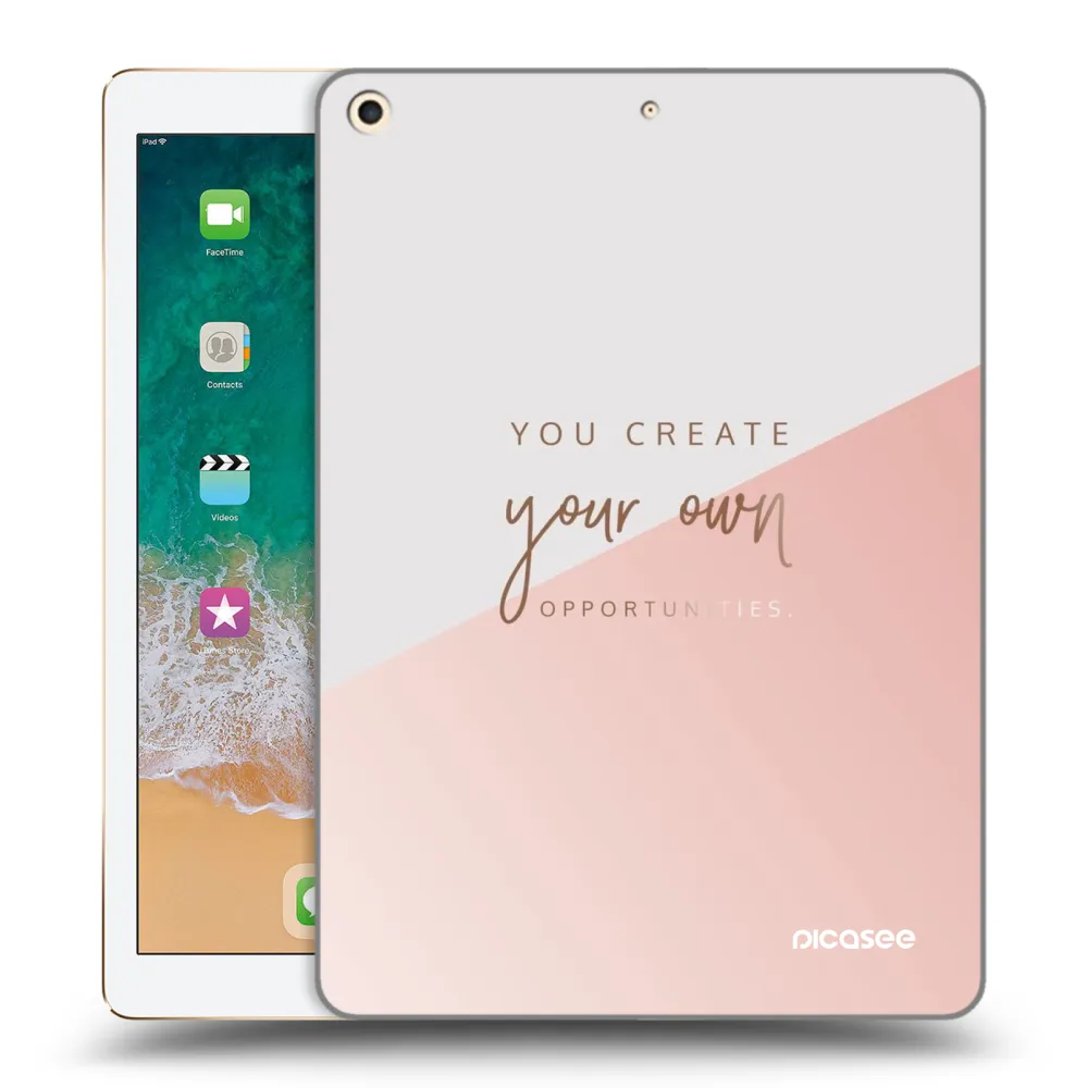 Picasee διαφανής θήκη σιλικόνης Apple iPad 9.7" 2017 (5. gen) - You create your own opportunities