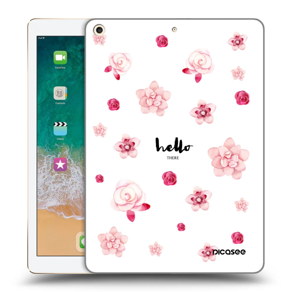 Picasee διαφανής θήκη σιλικόνης Apple iPad 9.7" 2017 (5. gen) - Hello there