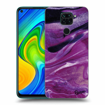 Θήκη για Xiaomi Redmi Note 9 - Purple glitter