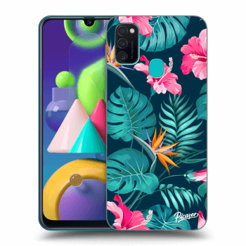 Θήκη για Samsung Galaxy M21 M215F - Pink Monstera