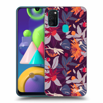 Θήκη για Samsung Galaxy M21 M215F - Purple Leaf