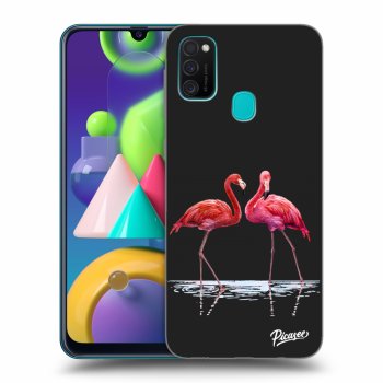 Θήκη για Samsung Galaxy M21 M215F - Flamingos couple