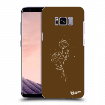 Θήκη για Samsung Galaxy S8 G950F - Brown flowers