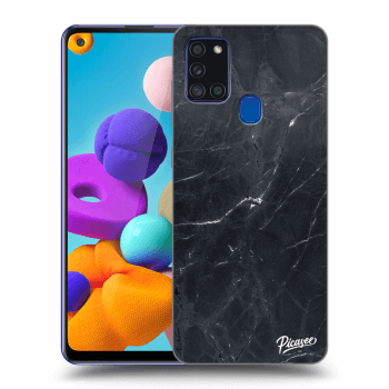 Θήκη για Samsung Galaxy A21s - Black marble
