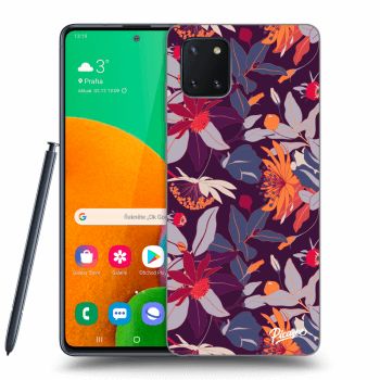 Θήκη για Samsung Galaxy Note 10 Lite N770F - Purple Leaf