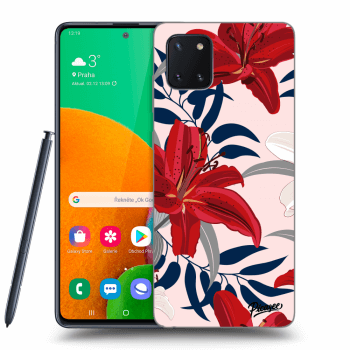 Θήκη για Samsung Galaxy Note 10 Lite N770F - Red Lily