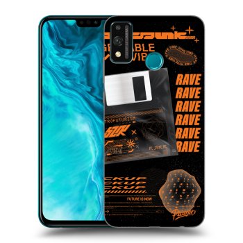 Picasee Μαύρη θήκη σιλικόνης για Honor 9X Lite - RAVE