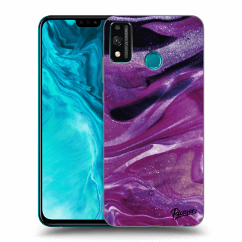 Θήκη για Honor 9X Lite - Purple glitter