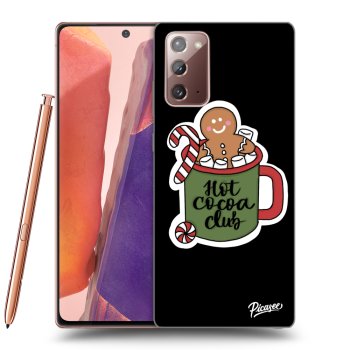 Picasee Μαύρη θήκη σιλικόνης για Samsung Galaxy Note 20 - Hot Cocoa Club