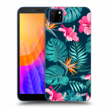 Θήκη για Huawei Y5P - Pink Monstera