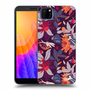 Θήκη για Huawei Y5P - Purple Leaf