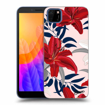 Θήκη για Huawei Y5P - Red Lily