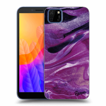Θήκη για Huawei Y5P - Purple glitter