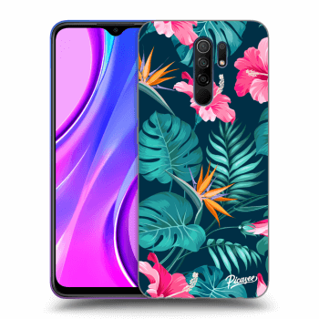 Θήκη για Xiaomi Redmi 9 - Pink Monstera