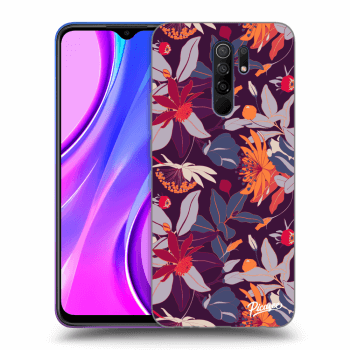 Θήκη για Xiaomi Redmi 9 - Purple Leaf