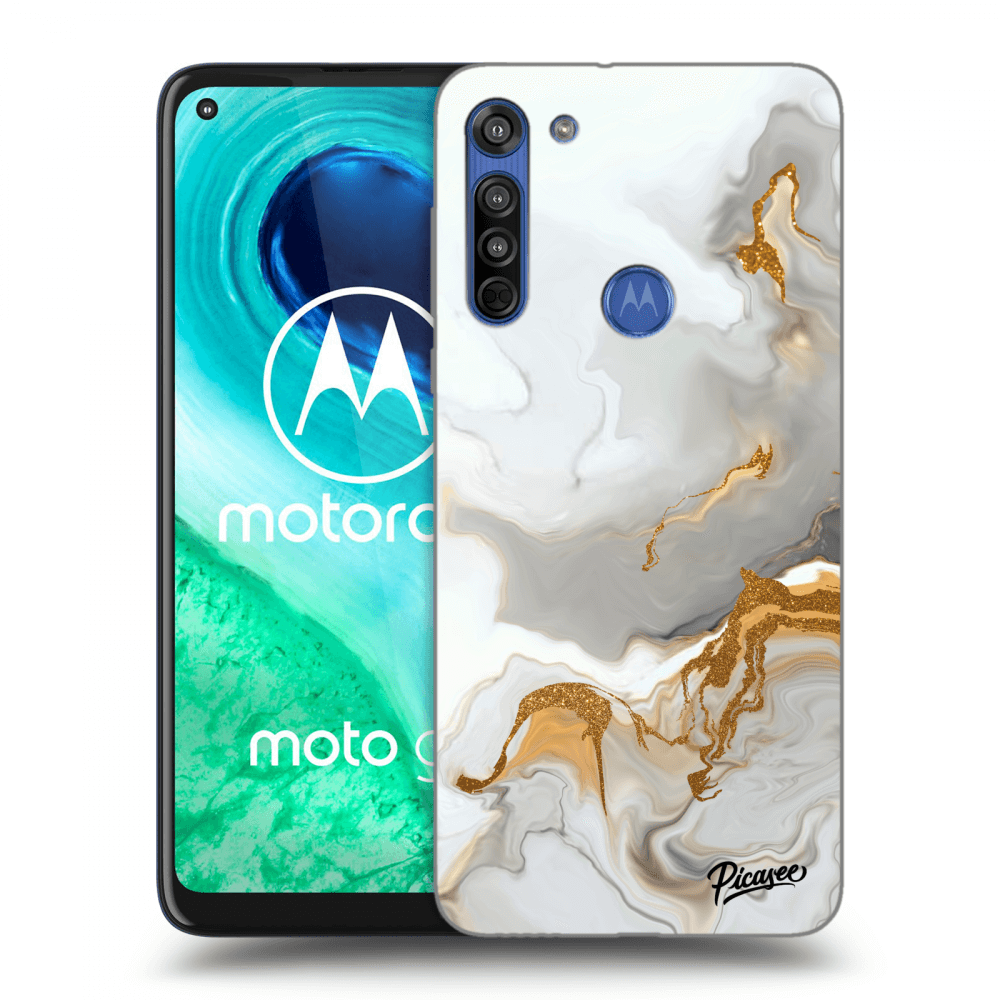 Picasee διαφανής θήκη σιλικόνης Motorola Moto G8 - Her