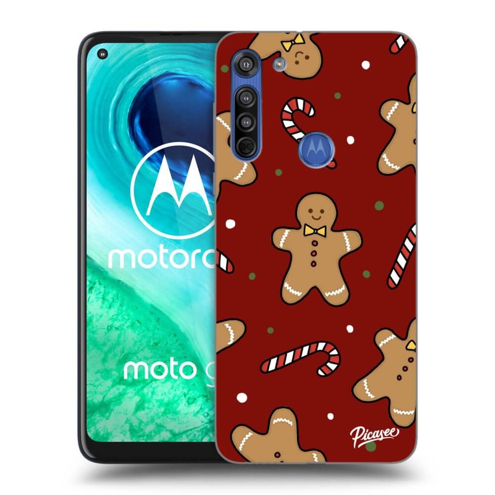 Picasee διαφανής θήκη σιλικόνης Motorola Moto G8 - Gingerbread 2