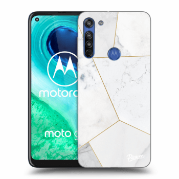 Θήκη για Motorola Moto G8 - White tile
