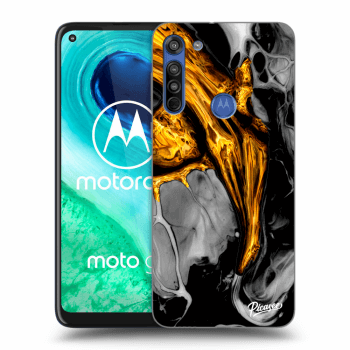 Θήκη για Motorola Moto G8 - Black Gold