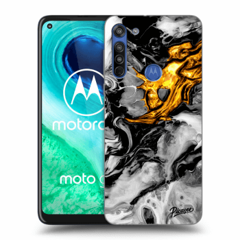 Θήκη για Motorola Moto G8 - Black Gold 2