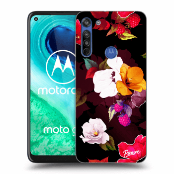 Θήκη για Motorola Moto G8 - Flowers and Berries