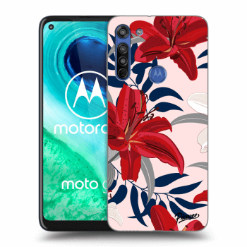 Θήκη για Motorola Moto G8 - Red Lily