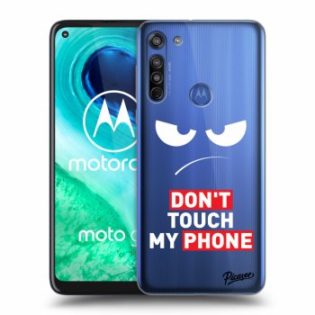 Θήκη για Motorola Moto G8 - Angry Eyes - Transparent