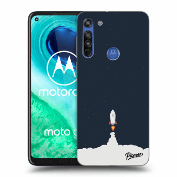 Picasee διαφανής θήκη σιλικόνης Motorola Moto G8 - Astronaut 2