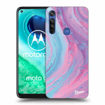 Θήκη για Motorola Moto G8 - Pink liquid
