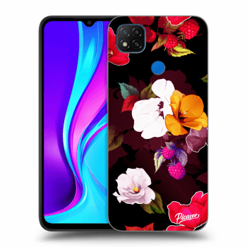 Θήκη για Xiaomi Redmi 9C - Flowers and Berries
