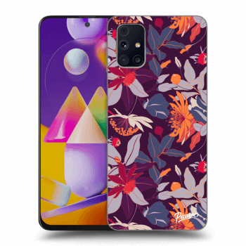 Θήκη για Samsung Galaxy M31s - Purple Leaf