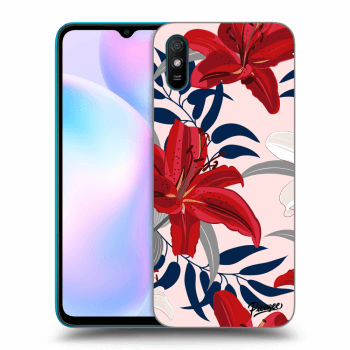 Θήκη για Xiaomi Redmi 9A - Red Lily