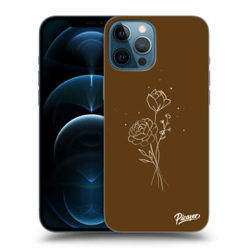 ULTIMATE CASE MagSafe pro Apple iPhone 12 Pro Max - Brown flowers