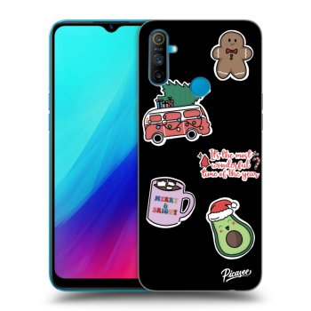 Θήκη για Realme C3 - Christmas Stickers