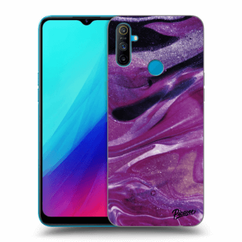 Θήκη για Realme C3 - Purple glitter