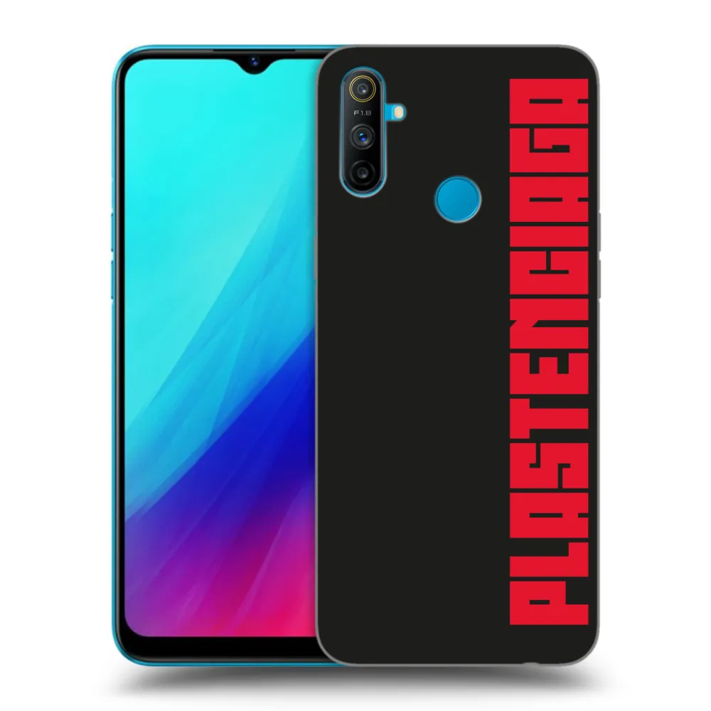 Picasee Μαύρη θήκη σιλικόνης για Realme C3 - Plastenciaga