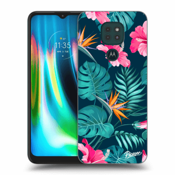 Θήκη για Motorola Moto G9 Play - Pink Monstera
