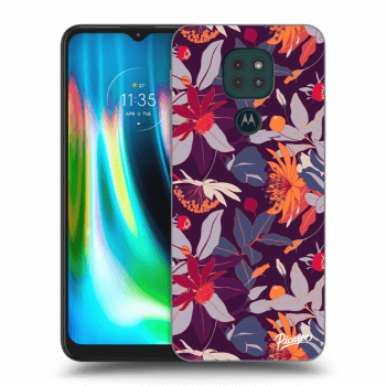 Θήκη για Motorola Moto G9 Play - Purple Leaf