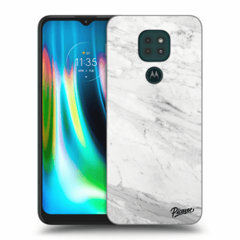 Θήκη για Motorola Moto G9 Play - White marble