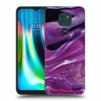 Θήκη για Motorola Moto G9 Play - Purple glitter