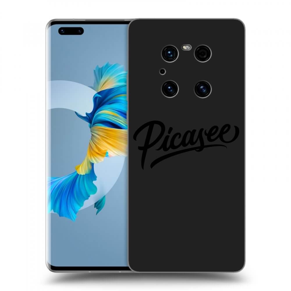 Picasee Μαύρη θήκη σιλικόνης για Huawei Mate 40 Pro - Picasee - old logo - black