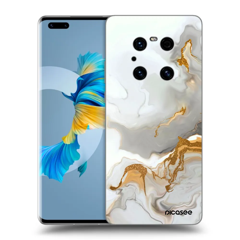 Picasee Μαύρη θήκη σιλικόνης για Huawei Mate 40 Pro - Her