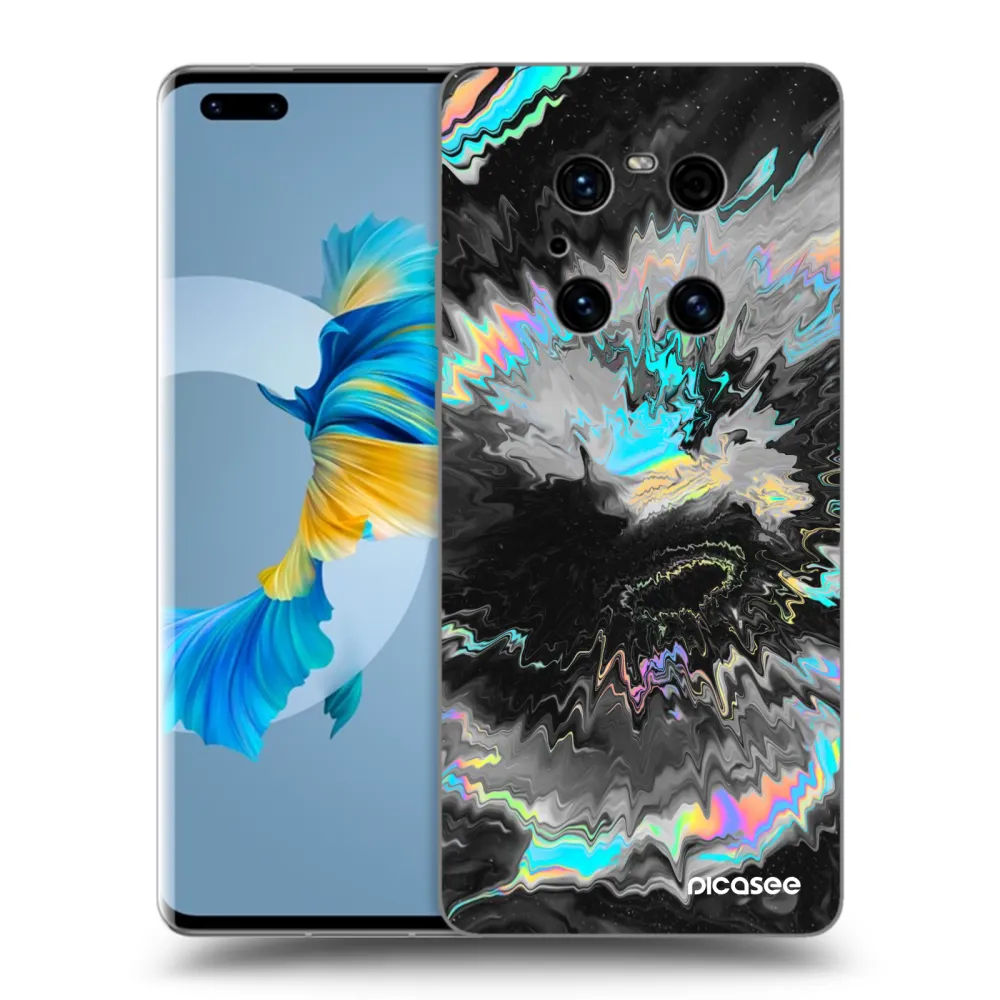 Picasee Μαύρη θήκη σιλικόνης για Huawei Mate 40 Pro - Magnetic