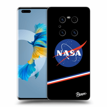 Picasee Μαύρη θήκη σιλικόνης για Huawei Mate 40 Pro - NASA Original