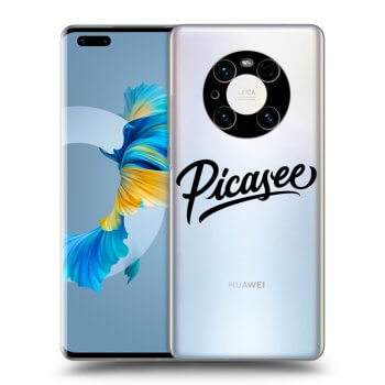 Picasee διαφανής θήκη σιλικόνης Huawei Mate 40 Pro - Picasee - old logo - black