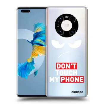 Picasee διαφανής θήκη σιλικόνης Huawei Mate 40 Pro - Angry Eyes - Transparent